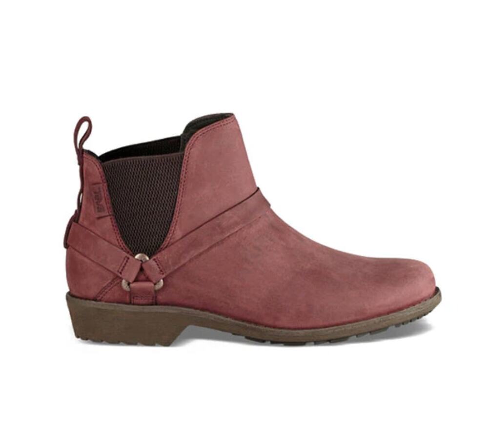 Teva Booties // De La Vina Dos Chelsea Boot in Redwood // 6.5